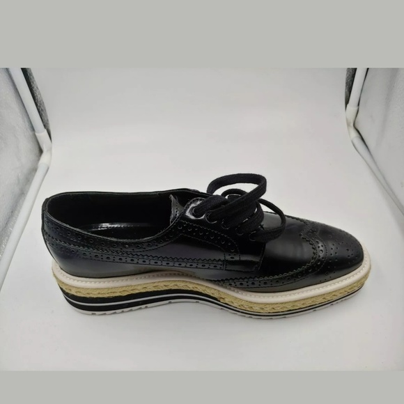 Prada Womens Wingtip Espadrilles Sz 8 - Picture 2 of 8